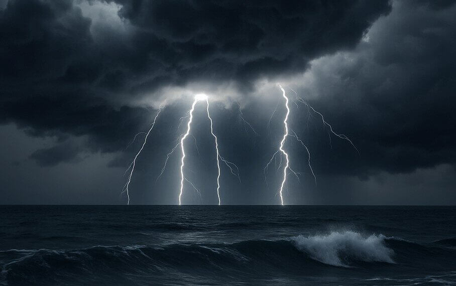 Temporali forti, allerta meteo arancione sulla costa e a sud della Toscana